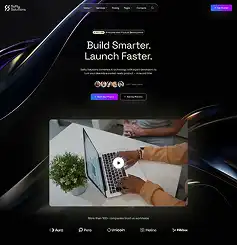 Build Smarter, Launch Faster - creative agency homepage