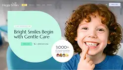 Dental clinic homepage - Smiles Begin with Gentle Care